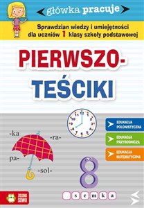 Picture of Główka pracuje Pierwszoteściki Sprawdzian wiedzy i umiejętności dla uczniów 1 klasy szkoły podstawowej