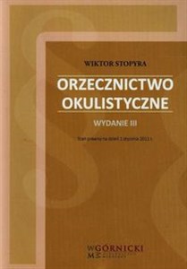 Picture of Orzecznictwo okulistyczne
