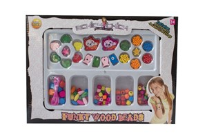 Obrazek Koraliki drewniane