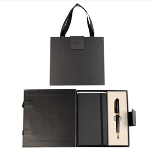 Picture of Długopis + notes Symphony premium czarno-złoty