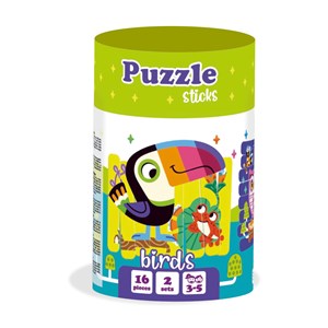 Picture of Puzzle 16 patyki Ptaki RK1090-04