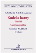Książka : Kodeks kar... - Michał Królikowski, Robert Zawłocki