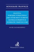 Klauzula p... - Maciej Zachariasiewicz -  books in polish 