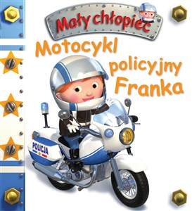 Obrazek Motocykl policyjny franka mały chłopiec