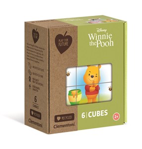 Picture of Kostki Kubuś Puchatek 6 sztuk