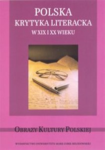 Picture of Polska krytyka literacka w XIX i XX wieku