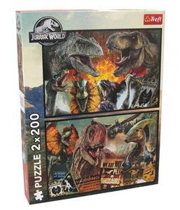 Picture of Puzzle 2x200 Prehistoryczny świat Universal Jurassic World 13316