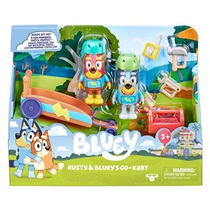 Obrazek Zestaw Bluey Go Kart pojazd i figurki BLU17357