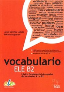 Obrazek Vocabulario ELE B2