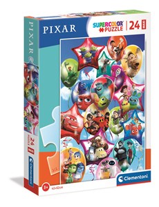 Picture of Puzzle 24 maxi super color Pixar Party 24215