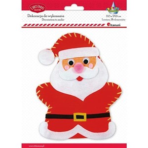 Obrazek Filcowy Mikołaj do złożenia