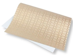 Picture of Papier ozdobny brokatowy 140g 40x60cm złoty 5ark