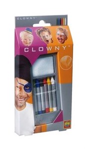 Obrazek Kredki do malowania twarzy Clowny 6 kolorów
