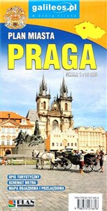 Obrazek Praga plan miasta 1:10 000