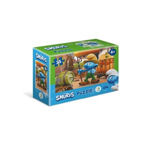 Picture of Puzzle mini 35 Smerfy Farmer z dyniami