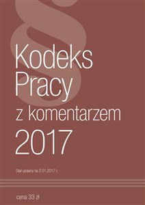 Obrazek Kodeks Pracy z komentarzem 2017