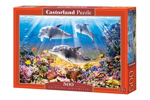 Obrazek Puzzle 500 Dolphins Underwater