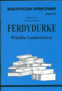Picture of Biblioteczka Opracowań Ferdydurke Witolda Gombrowicza Zeszyt nr 11