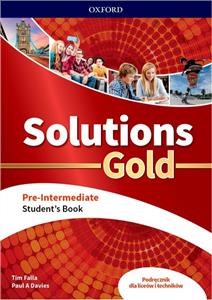 Obrazek Solutions Gold Pre-Intermediate Podręcznik Szkoła ponadpodstawowa i ponadgimnazjalna