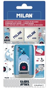 Picture of Temperówko-Gumka Compact Shark Attack + 2 gumki