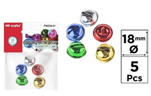 Picture of Dzwonek kolorowy 18mm 5szt