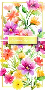 Obrazek Karnet Najlepsze życzenia