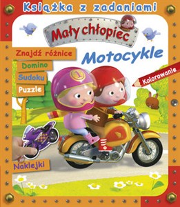Picture of Mały chłopiec. Książka z zadaniami. Motocykle