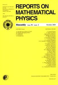 Picture of Reports on Mathematical Physics 86/2 Pergamon