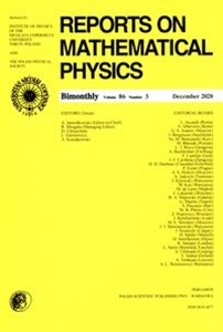 Obrazek Reports on Mathematical Physics 86/3 Pergamon