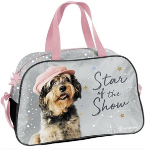 Obrazek Torba sportowa Rachael Hale szaro-różowo-czarna