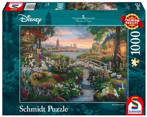 Picture of Puzzle 1000 PQ 101 dalmatyńczyków T.Kinkade 108390