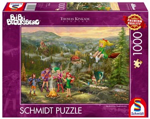 Obrazek Puzzle 1000 PQ T. Kinkade Bibi Blocksberg 112338