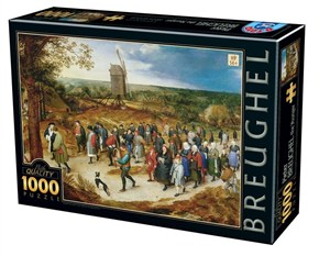 Obrazek Puzzle 1000 Brueghel, Procesja małżenska