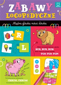 Picture of Zabawy logopedyczne przedszkolaka Mądra główka mówi słówka