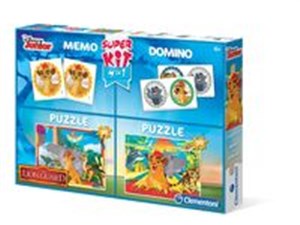 Obrazek Puzzle Superkit +Memo+Domino Lion Guard  2x30