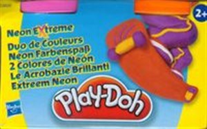 Obrazek Play-Doh Ciastolina 2 tuby neonowe