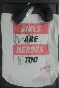 Obrazek Torba na zakupy - Princess. Girls are heroes