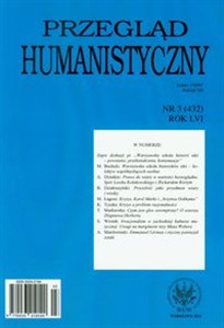 Picture of Przegląd humanistyczny 3/2012