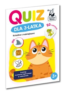 Picture of Quiz dla 3-latka Książka z naklejkami Kapitan Nauka