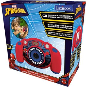 Picture of Aparat cyfrowy dziecięcy Spiderman z funkcją robienia zdjęć i wideo Lexibook DJ080SP