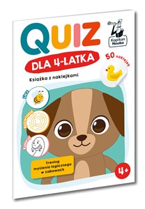 Picture of Quiz dla 4-latka Książka z naklejkami Kapitan Nauka