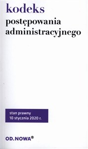 Picture of Kodeks postępowania administracyjnego styczeń 2020