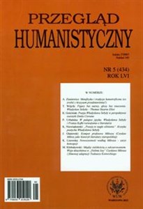 Obrazek Przegląd humanistyczny 5/2012