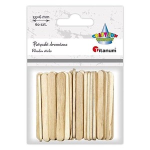 Picture of Drewniane patyczki proste 6x55mm 60szt