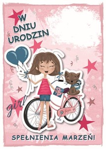 Picture of Karnet urodziny dziewczynka