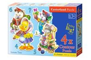 Picture of 4x1 Puzzle konturowe 4-5-6-7