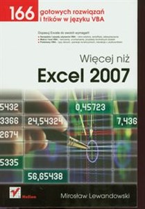 Picture of Więcej niż Excel 2007 166 gotowych rozwiązań i trików w języku VBA