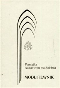 Picture of Pamiątka sakramentu małżeństwa Modlitewnik ecr