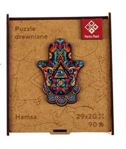 Picture of Puzzle drewniane A4 - Hamsa