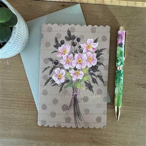 Picture of Karnet Urodziny Bukiet kwiatów